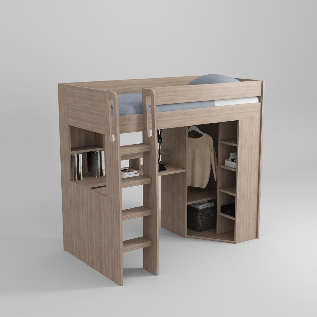 Integrated Bunk Bed with Storage/Desk image 0